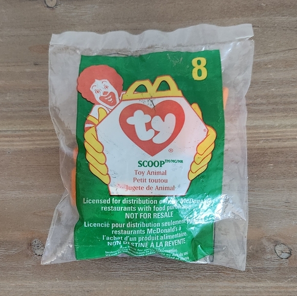 Ty Beanie Baby Scoop The Pelican From Mcdonalds Collectible 1998 Sealed - Picture 1 of 8